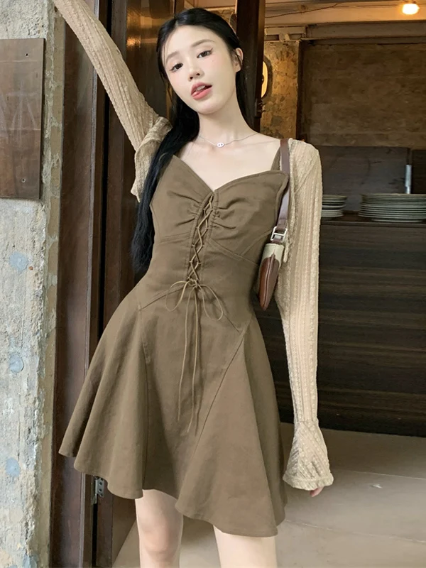 plus Size Summer Casual Slimming Open Cardigan Strap A-Line Skirt Conceal Meat Age Reduction Dress for Plump Women
plus Size Summer Casual Slimming Open Cardigan Strap A-Line Skirt Conceal Meat Age Reduction Dress for Plump Women
