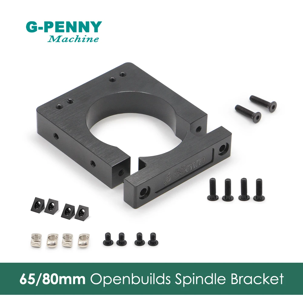 g-penny Spindle motor bracket Holder Openbuilds 65mm/80mm Fixture Aluminum Clamping Bracket For CNC Woodworking Spindle Motor
g-penny Spindle motor bracket Holder Openbuilds 65mm/80mm Fixture Aluminum Clamping Bracket For CNC Woodworking Spindle Motor