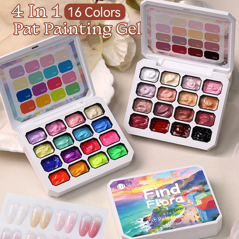 4 in 1 16 Colors Pat Painting Gel For Gradient Stamping Drawing Pattern UV/LED Gradient Patting Gel Palette
4 in 1 16 Colors Pat Painting Gel For Gradient Stamping Drawing Pattern UV/LED Gradient Patting Gel Palette