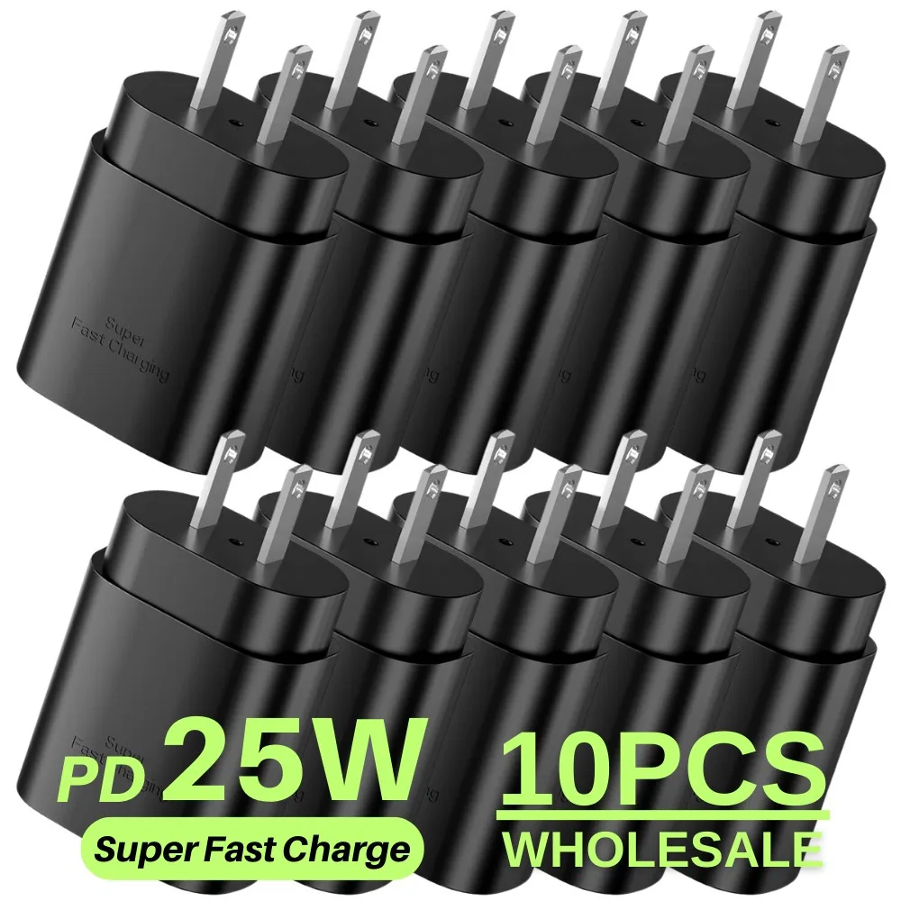 10 шт./лот супер быстрое зарядное устройство 25 Вт USB C PD настенный адаптер питания для Samsung для Galaxy
10 шт./лот супер быстрое зарядное устройство 25 Вт USB C PD настенный адаптер питания для Samsung для Galaxy