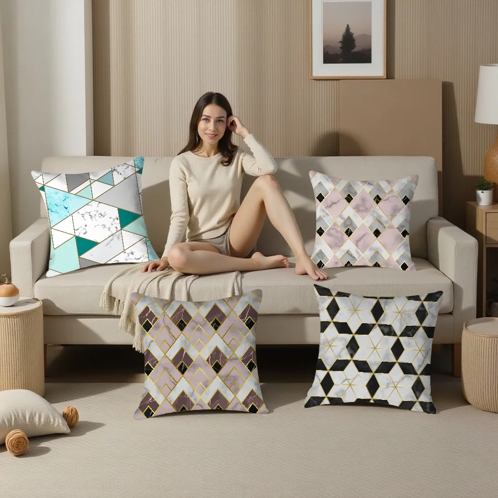 Gold Geometric Marble Pillow Case Plush Fabric Soft Pillowcase Double Sided Print Cushion Cover Household Gifts
Gold Geometric Marble Pillow Case Plush Fabric Soft Pillowcase Double Sided Print Cushion Cover Household Gifts