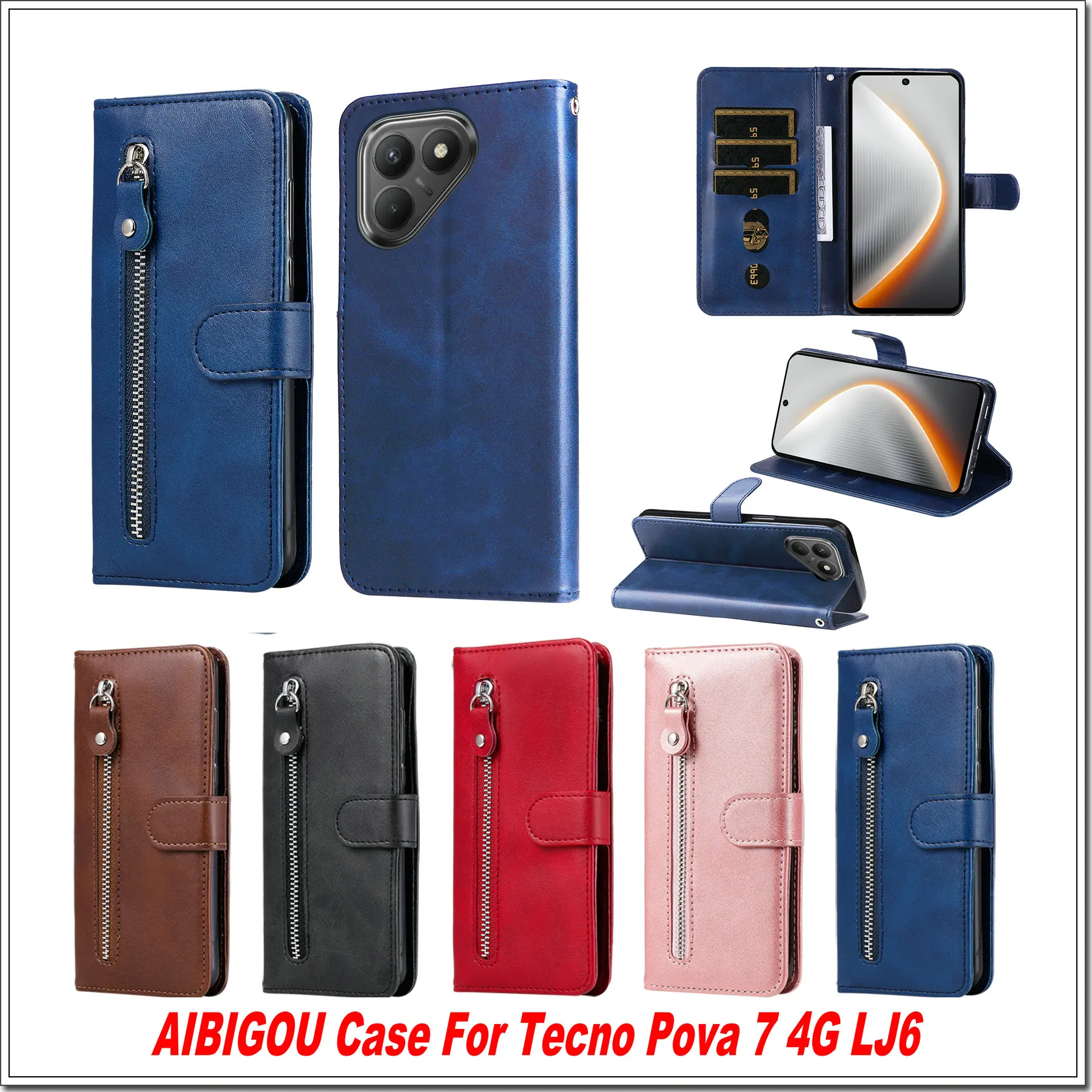 Для Tecno Pova 7 4G LJ6 Роскошный кожаный чехол на молнии с откидной крышкой в стиле ретро, держатель для книги, полное покрытие для Tecno Pova7 4G LJ6, сумки для телефонов
Для Tecno Pova 7 4G LJ6 Роскошный кожаный чехол на молнии с откидной крышкой в стиле ретро, держатель для книги, полное покрытие для Tecno Pova7 4G LJ6, сумки для телефонов