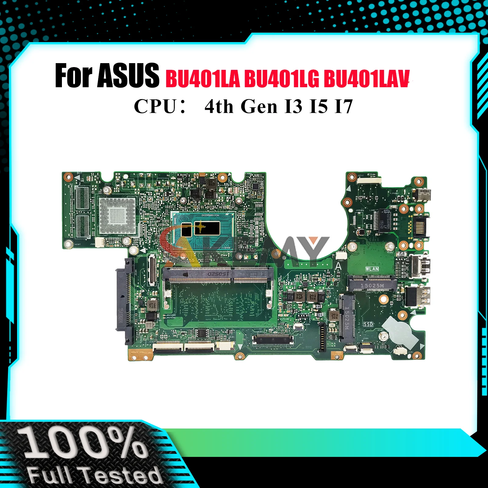 BU401LA Laptop Motherboard For ASUS ExpertBook BU401LA BU401L BU401LG BU401LAV Mainboard W/ I3 I5 I7 CPU 100% tests OK fast ship
BU401LA Laptop Motherboard For ASUS ExpertBook BU401LA BU401L BU401LG BU401LAV Mainboard W/ I3 I5 I7 CPU 100% tests OK fast ship