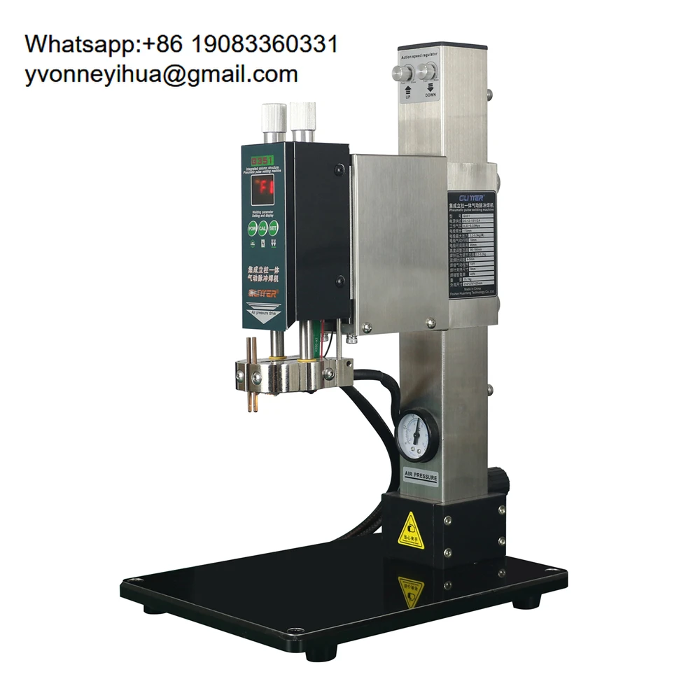 GLITTER G351 Parallel Weld Head With 811H/811A Energy Storage Welding Machine + AIR2550 Air Compressor 110V Or 220V
GLITTER G351 Parallel Weld Head With 811H/811A Energy Storage Welding Machine + AIR2550 Air Compressor 110V Or 220V