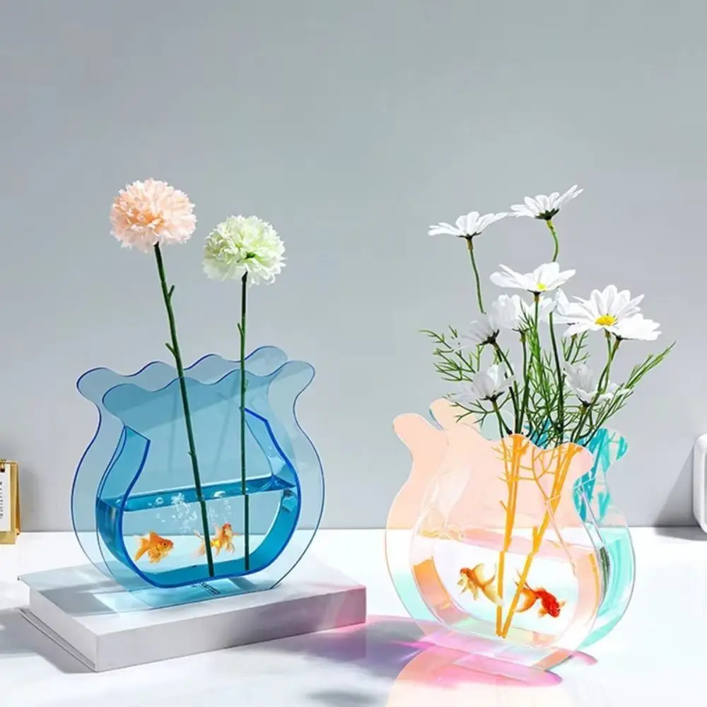 Fashion Clear Acrylic Flower Vase INS Multi-color Fish Tank Vase Room Decor Irregular Geometric Floral Container Office
Fashion Clear Acrylic Flower Vase INS Multi-color Fish Tank Vase Room Decor Irregular Geometric Floral Container Office
