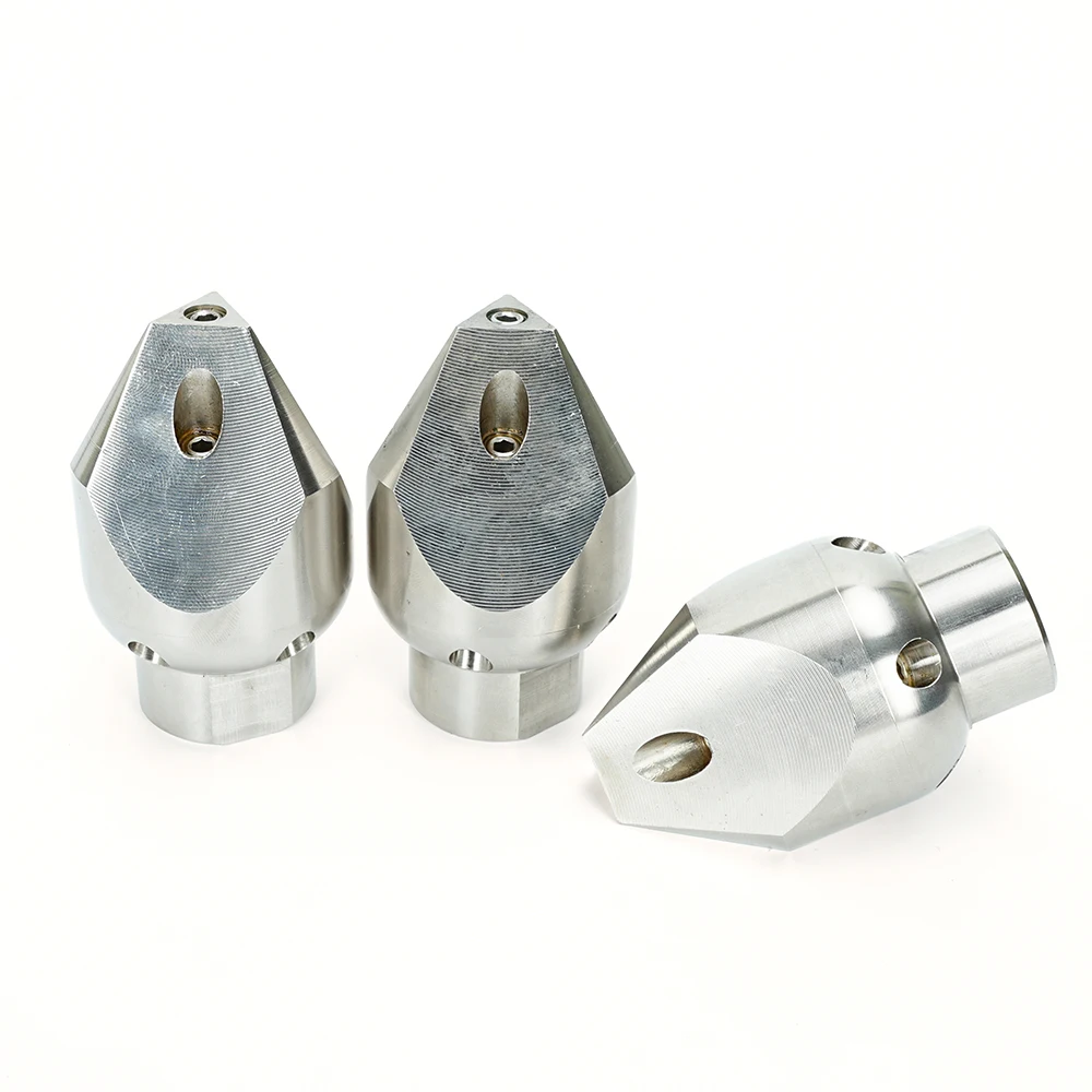 1/2 Inch Female High Pressure Sewer Drain Cleaning Nozzle 170L/min Stainless Steel Water Rat Dredging Spray Nozzle
1/2 Inch Female High Pressure Sewer Drain Cleaning Nozzle 170L/min Stainless Steel Water Rat Dredging Spray Nozzle