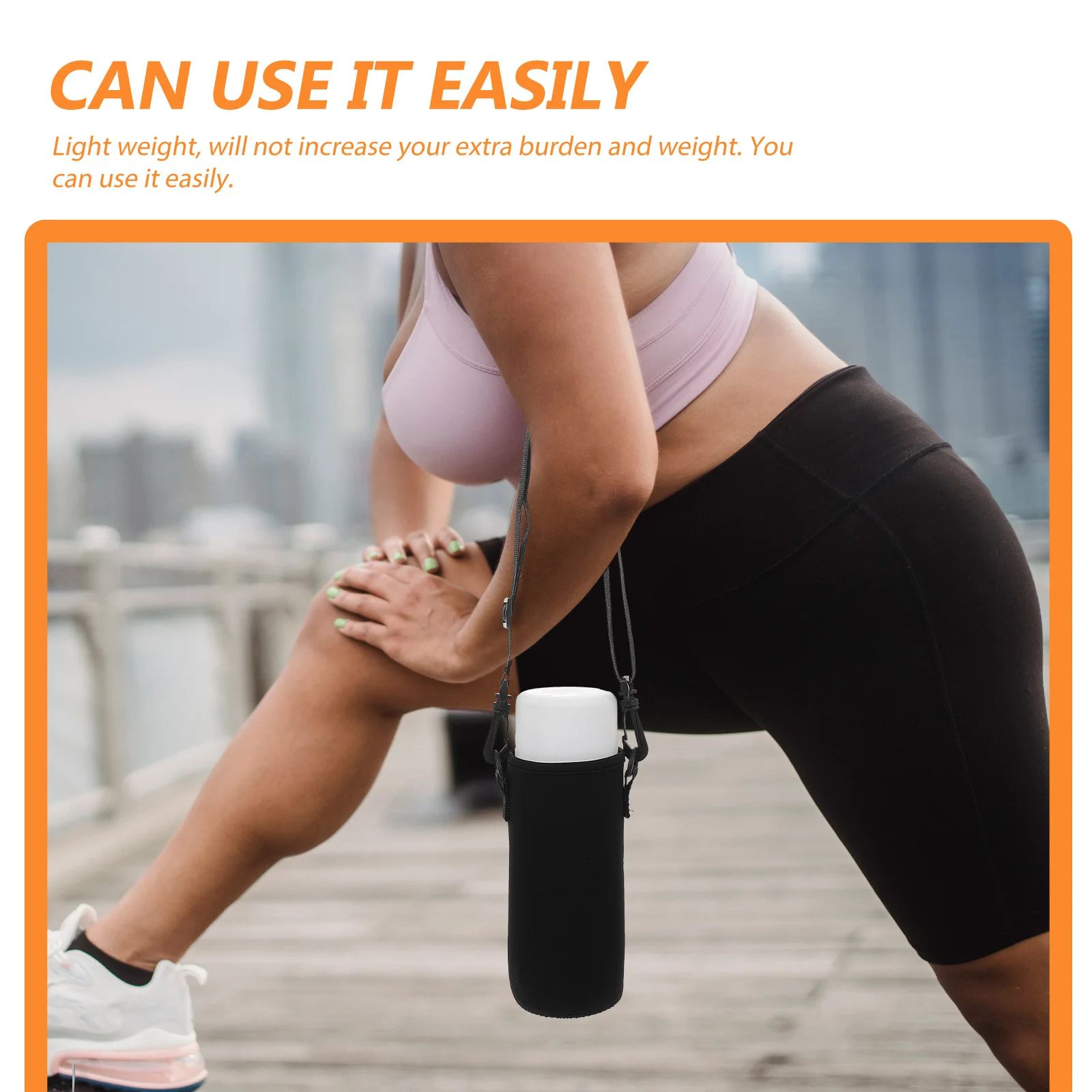 Thermal Flask Water Bottle Cover with Strap Black Insulated Sleeve Neoprene Travel Lightweight Durable Outdoor
Thermal Flask Water Bottle Cover with Strap Black Insulated Sleeve Neoprene Travel Lightweight Durable Outdoor