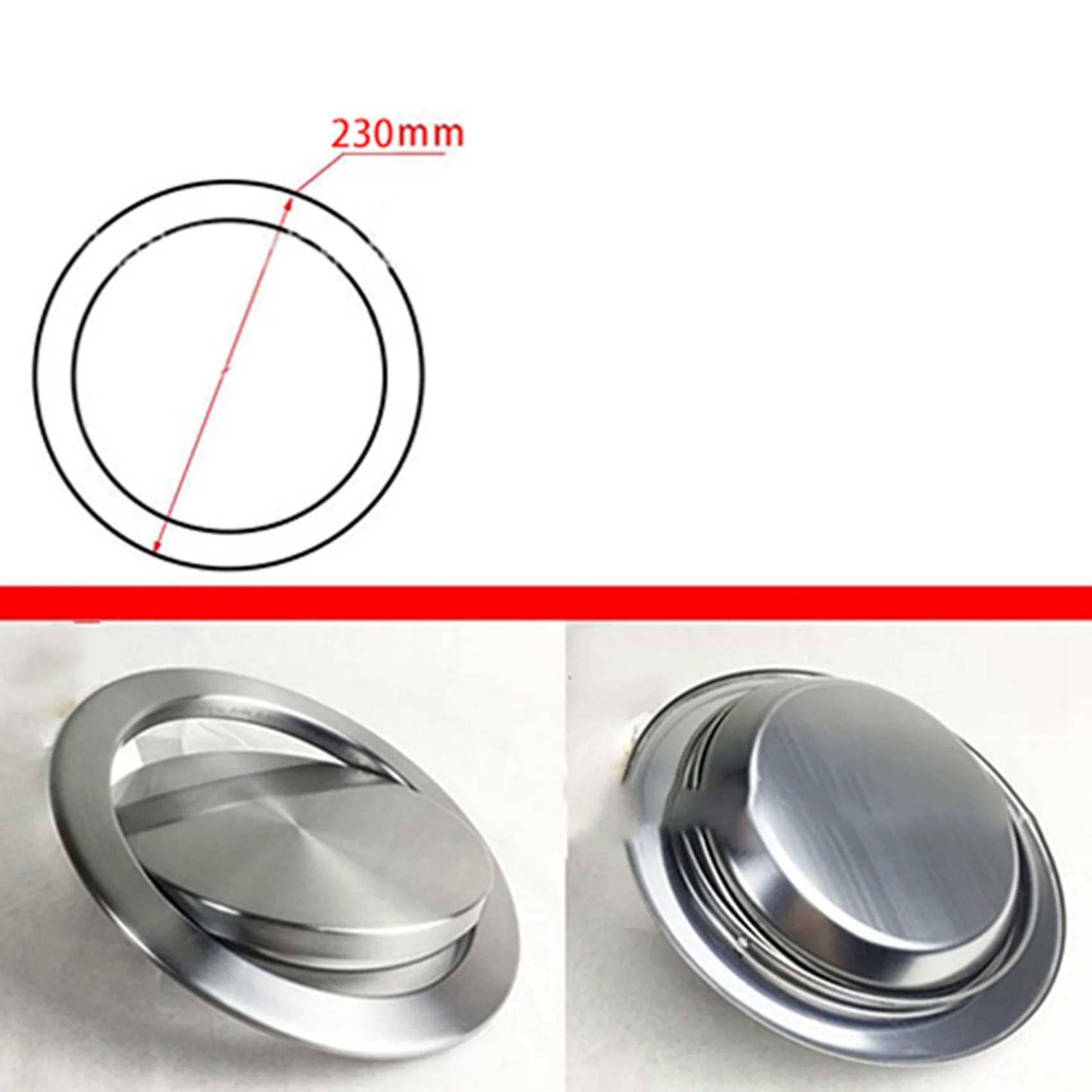 3X Stainless Steel Garbage Flap Lid Trash Bin Cover Flush Built-In Balance Swing Flap Garbage Lid For Kitchen Counter-Retail
3X Stainless Steel Garbage Flap Lid Trash Bin Cover Flush Built-In Balance Swing Flap Garbage Lid For Kitchen Counter-Retail