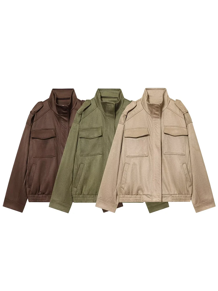 European style new women's fashion versatile temperament simple solid color suede thickened jacket
European style new women's fashion versatile temperament simple solid color suede thickened jacket