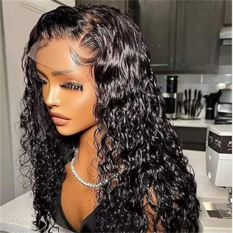 Soft 26Inch Long 180 Density Preplucked Natural Black Glueless Kinky Curly Lace Front Wig For Women With BabyHair Daily Cosplay
Soft 26Inch Long 180 Density Preplucked Natural Black Glueless Kinky Curly Lace Front Wig For Women With BabyHair Daily Cosplay