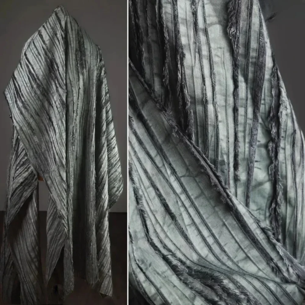 Line Tassel Fabric Fried Color Vertical Stripes Fashion Design Wholesale Cloth for Apparel Sewing By The Meter Diy Material
Line Tassel Fabric Fried Color Vertical Stripes Fashion Design Wholesale Cloth for Apparel Sewing By The Meter Diy Material