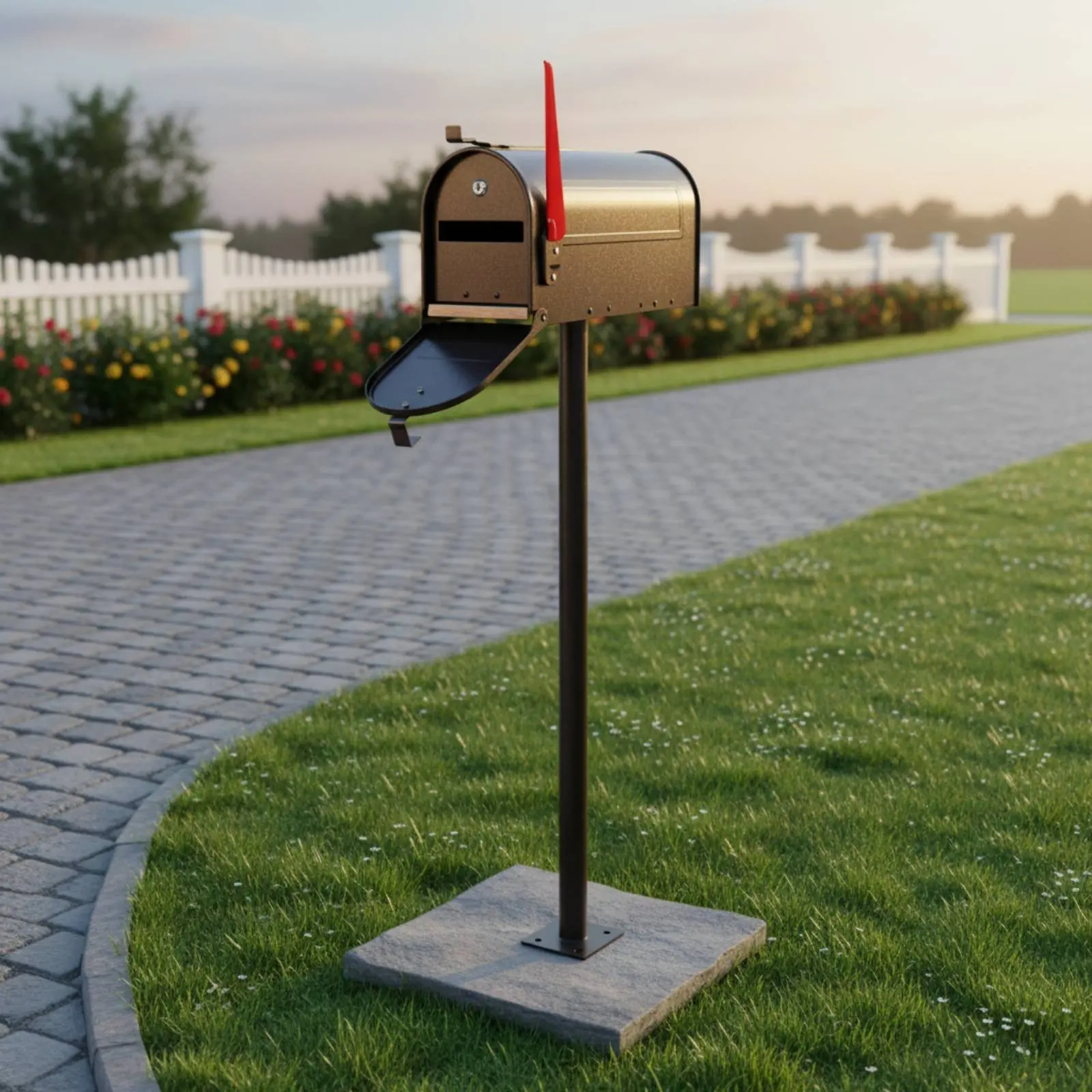 Standing Mailbox American Design Mailbox Post Box Rainproof Large Capacity for Yard, Villa
Standing Mailbox American Design Mailbox Post Box Rainproof Large Capacity for Yard, Villa