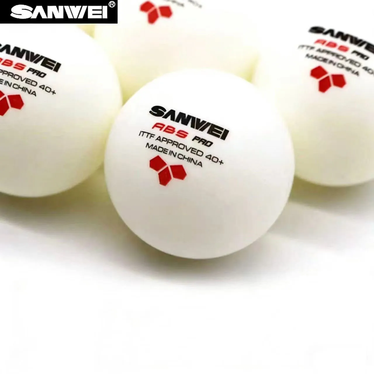 SANWEI ABS PRO 3 Star Table Tennis Balls 6/12 Balls ITTF Approved 40+ New Material Plastic Ping Pong Ball White Competiton Level
SANWEI ABS PRO 3 Star Table Tennis Balls 6/12 Balls ITTF Approved 40+ New Material Plastic Ping Pong Ball White Competiton Level