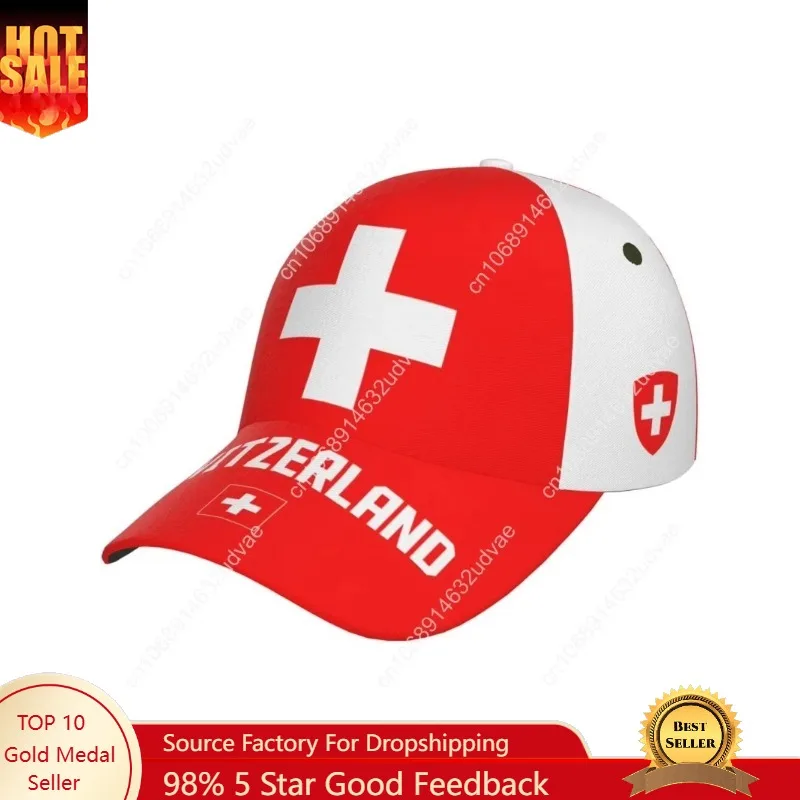 Switzerland Flag Cool Swiss Baseball Cap 3D Full Print Adult Unisex Adjustable Hat Soccer Patriotic Caps
Switzerland Flag Cool Swiss Baseball Cap 3D Full Print Adult Unisex Adjustable Hat Soccer Patriotic Caps