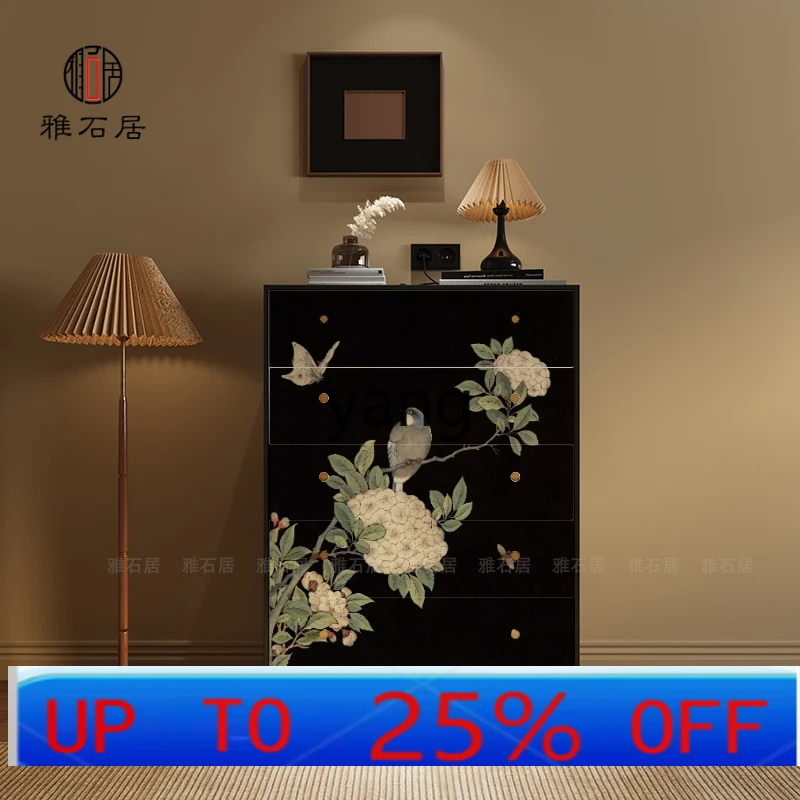 LHH Chinese wind flower bird chest of drawers solid wood entrance medieval painted decorative cabinet
LHH Chinese wind flower bird chest of drawers solid wood entrance medieval painted decorative cabinet