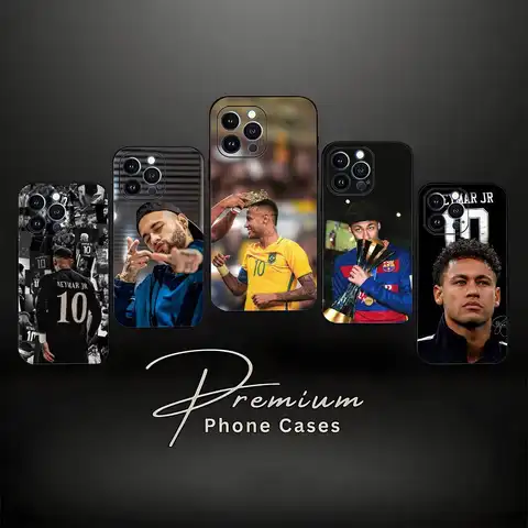 Funda de teléfono Football para N-NeYmAr 10, funda negra de silicona suave para iPhone 17,16,15,14,13,12,11,Pro Max,XS,X,XR,SE,Mini,8,7,