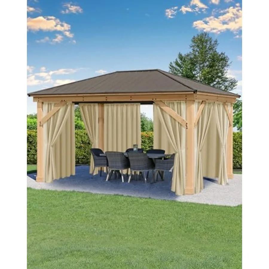 Outdoor Patio Curtains Waterproof with Rod Pocket 6 Pcs 54x84 Inch- Protect Privacy and Weatherproof Balcony Outdoor Curtains f
Outdoor Patio Curtains Waterproof with Rod Pocket 6 Pcs 54x84 Inch- Protect Privacy and Weatherproof Balcony Outdoor Curtains f