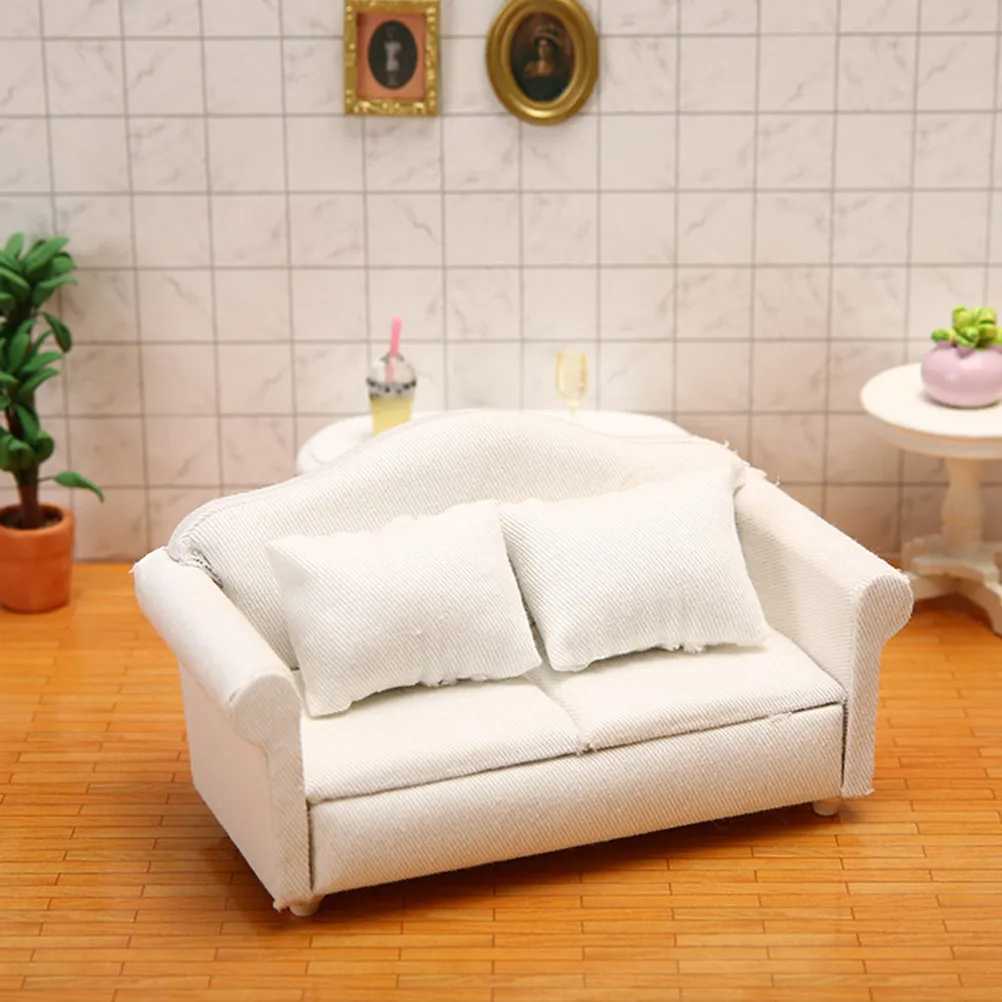 1Set Miniature Furniture Mini Sofa Set White Color Strong Wear Resistant Mini House Couch Accessories Tiny House Decoration
1Set Miniature Furniture Mini Sofa Set White Color Strong Wear Resistant Mini House Couch Accessories Tiny House Decoration