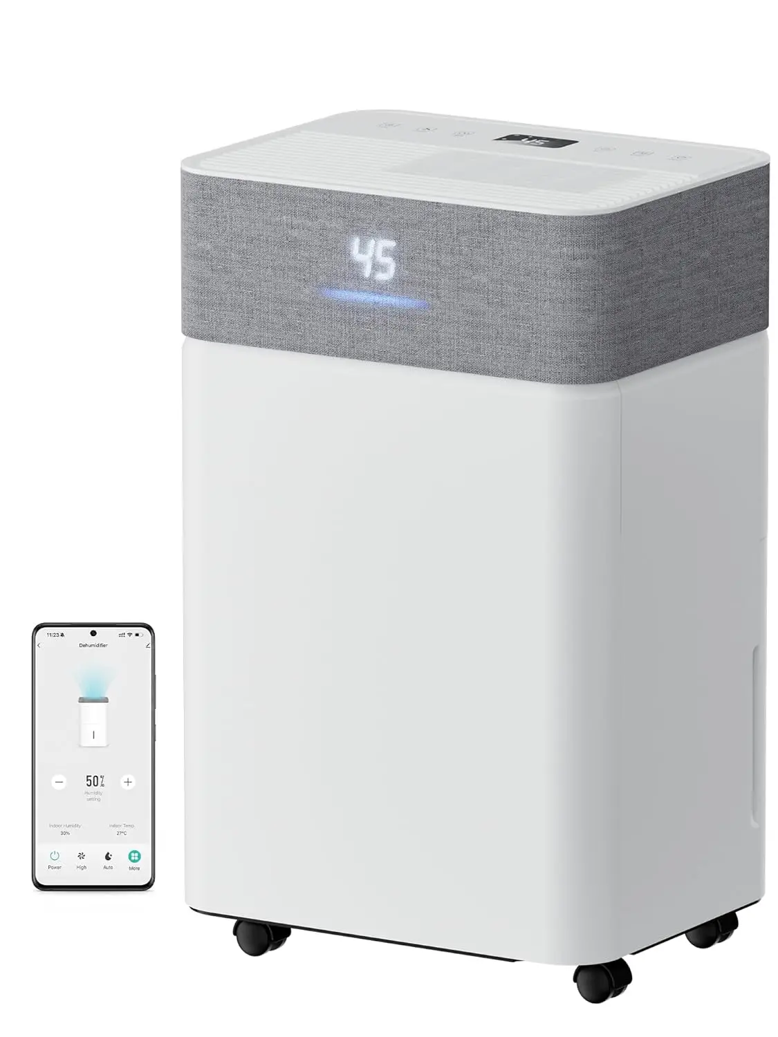 4000 Sq.Ft Dehumidifier for Basement, 55 Pint Dehumidifiers for Home, Bedroom, Bathroom, Large Room, Portable Energy, Custom
4000 Sq.Ft Dehumidifier for Basement, 55 Pint Dehumidifiers for Home, Bedroom, Bathroom, Large Room, Portable Energy, Custom