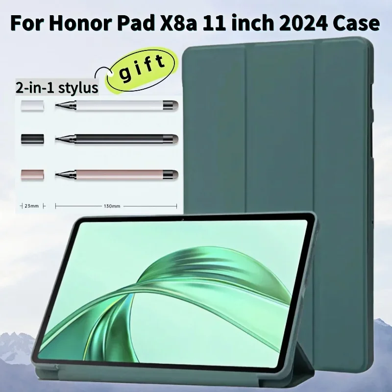 Coque For Honor Pad X8a Case 2024 TPU Soft Back Trifold Stand Tablet Cases with Wake-up Sleep For Funda Honor Pad X8a Cover 11''
Coque For Honor Pad X8a Case 2024 TPU Soft Back Trifold Stand Tablet Cases with Wake-up Sleep For Funda Honor Pad X8a Cover 11''