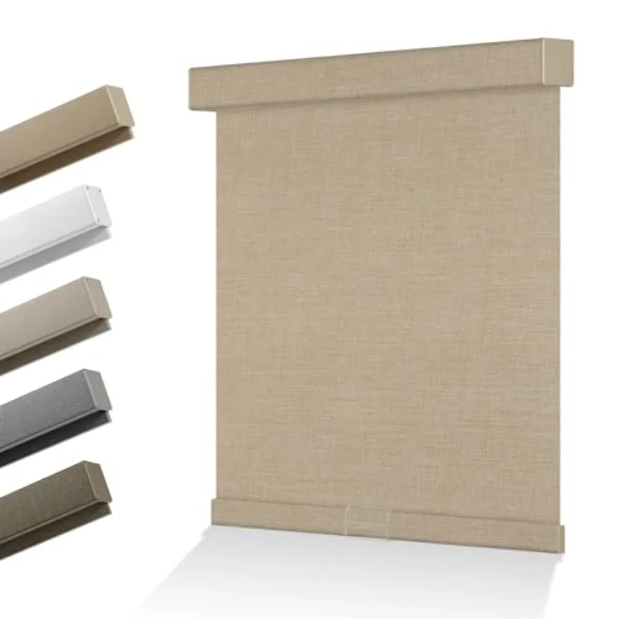out Roller Shades for Indoor Window Blinds, Cordless, Linen Fabric, Thermal Insulated Fabric UV Protection Shades for Home, Off
out Roller Shades for Indoor Window Blinds, Cordless, Linen Fabric, Thermal Insulated Fabric UV Protection Shades for Home, Off