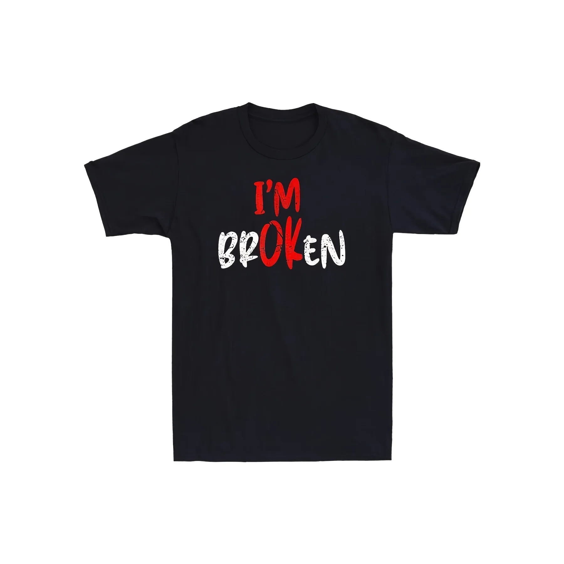 I'm Broken Sarcastic Quote Graphic Tee Casual Cotton Short Sleeve T-Shirt for Daily Wear
I'm Broken Sarcastic Quote Graphic Tee Casual Cotton Short Sleeve T-Shirt for Daily Wear