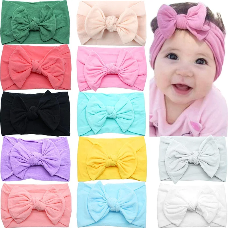 Baby Bow Hairband Stretchy Soft Knot Headbands With Hair Bows Head Wrap Hair Accessories For Newborn Baby Girls Infant Toddlers
Baby Bow Hairband Stretchy Soft Knot Headbands With Hair Bows Head Wrap Hair Accessories For Newborn Baby Girls Infant Toddlers