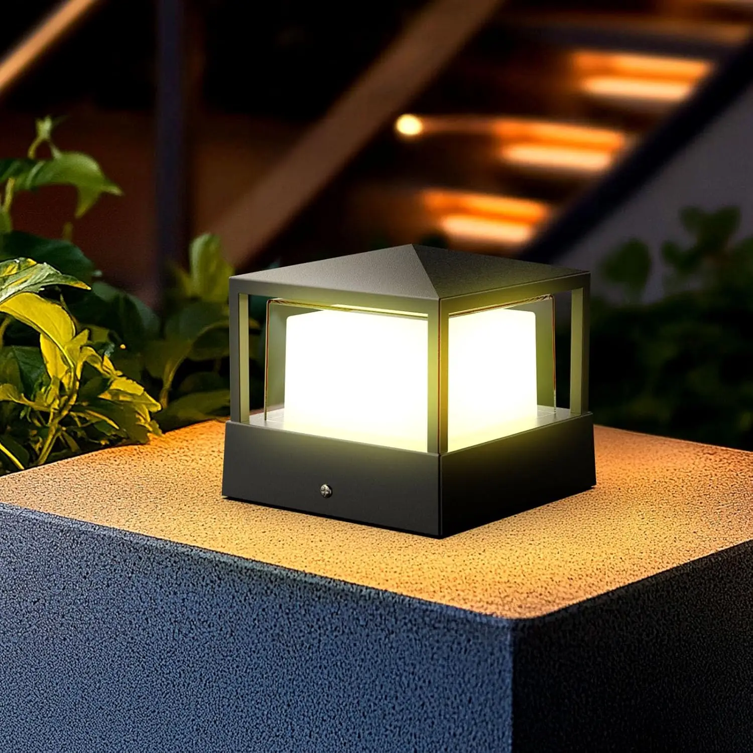 Square 5x5 in Outdoor Post Light, Waterproof Aluminum Column Lamp, IP65, High Voltage Wired
Square 5x5 in Outdoor Post Light, Waterproof Aluminum Column Lamp, IP65, High Voltage Wired