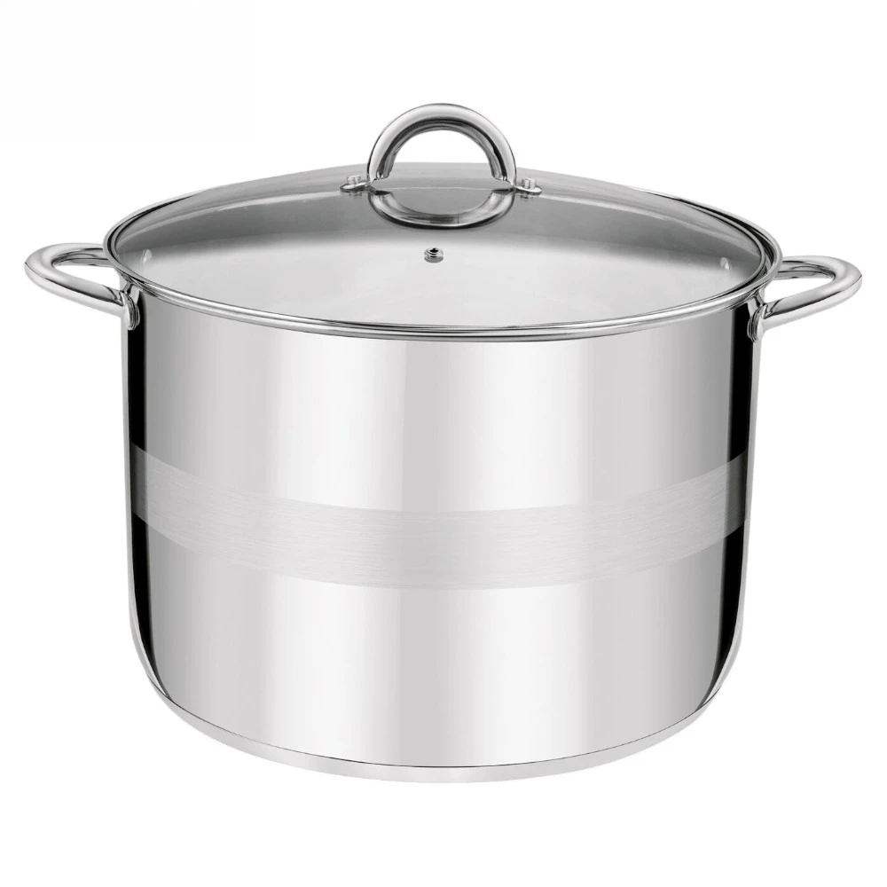 Stainless steel cooking pot Stainless steel soup pot Large casserole with SS lid
Stainless steel cooking pot Stainless steel soup pot Large casserole with SS lid