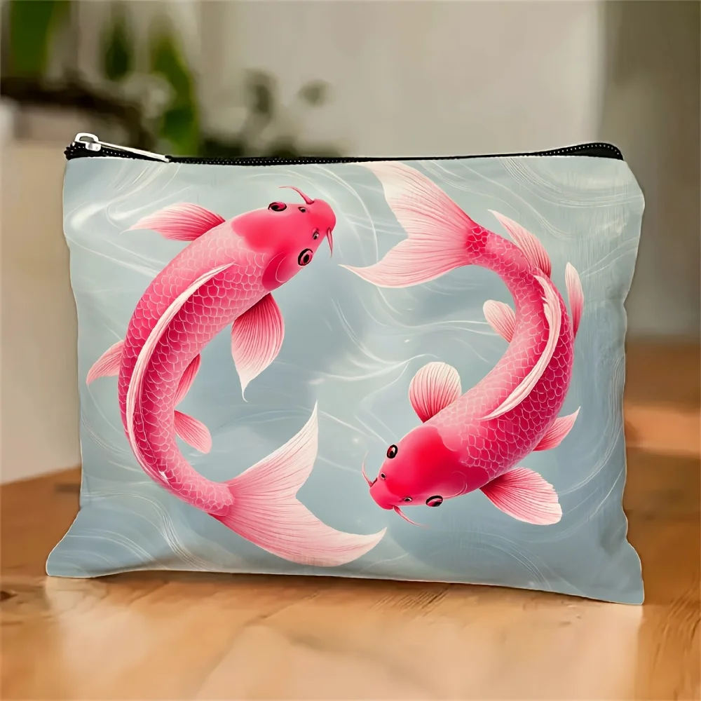 A Exquisite Fish Design Makeup Bag- Multifunctional Zipper Pouch, Jewelry Storage Bag, Perfect Travel Zipper Small Storage Bag.
A Exquisite Fish Design Makeup Bag- Multifunctional Zipper Pouch, Jewelry Storage Bag, Perfect Travel Zipper Small Storage Bag.