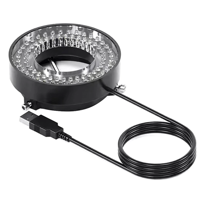 AA46 Mechanic Microscope LED Ring Light Illuminator Lamp 64 Pcs Adjustable LED USB Illuminator For PCB Soldering Repair
AA46 Mechanic Microscope LED Ring Light Illuminator Lamp 64 Pcs Adjustable LED USB Illuminator For PCB Soldering Repair