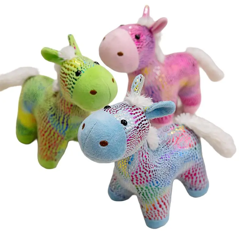 22/30cm Bling Colorful Horse Doll Plush Toy Stuffed Pink Green Blue Cartoon Animal Plushie Birthday Gift
22/30cm Bling Colorful Horse Doll Plush Toy Stuffed Pink Green Blue Cartoon Animal Plushie Birthday Gift