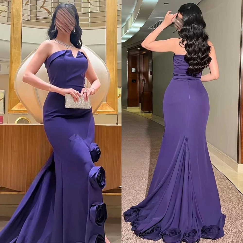 Customized Elegant Strapless Evening Dress and Temperament Jersey Special Occasion Gowns and Delicate Flowers Cocktail Dresses
Customized Elegant Strapless Evening Dress and Temperament Jersey Special Occasion Gowns and Delicate Flowers Cocktail Dresses