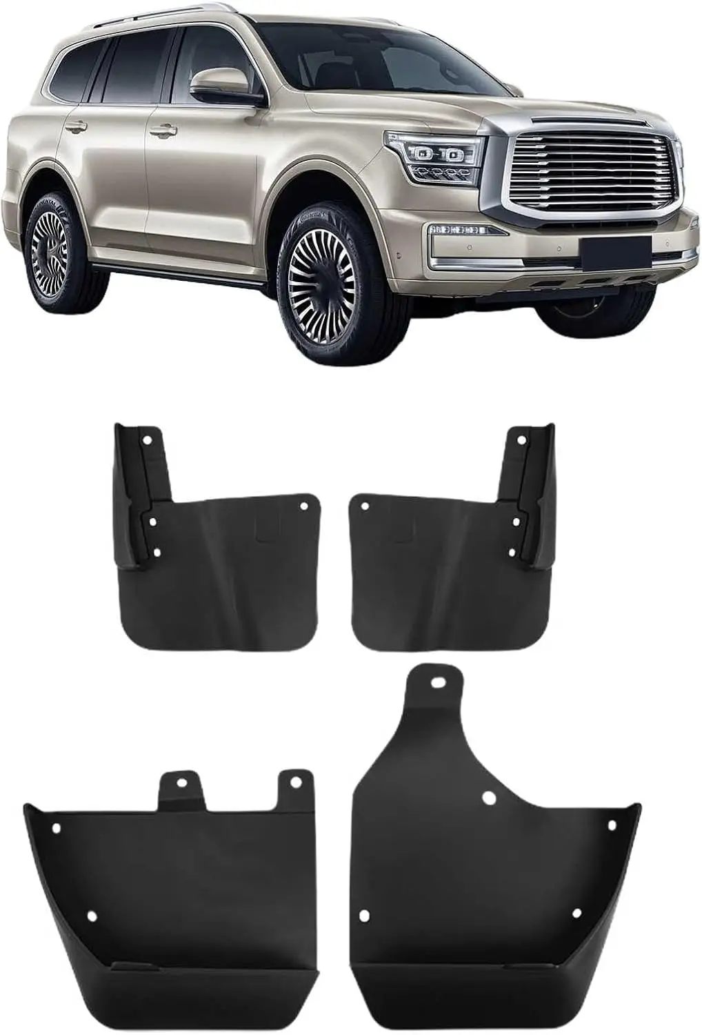 For The Great Wall Tank 500 H4-T 2020 2021 2022 2023 2024 2025 Car Mudflaps Mudguards Mud Tire Fenders Splash Guards Accessories
For The Great Wall Tank 500 H4-T 2020 2021 2022 2023 2024 2025 Car Mudflaps Mudguards Mud Tire Fenders Splash Guards Accessories