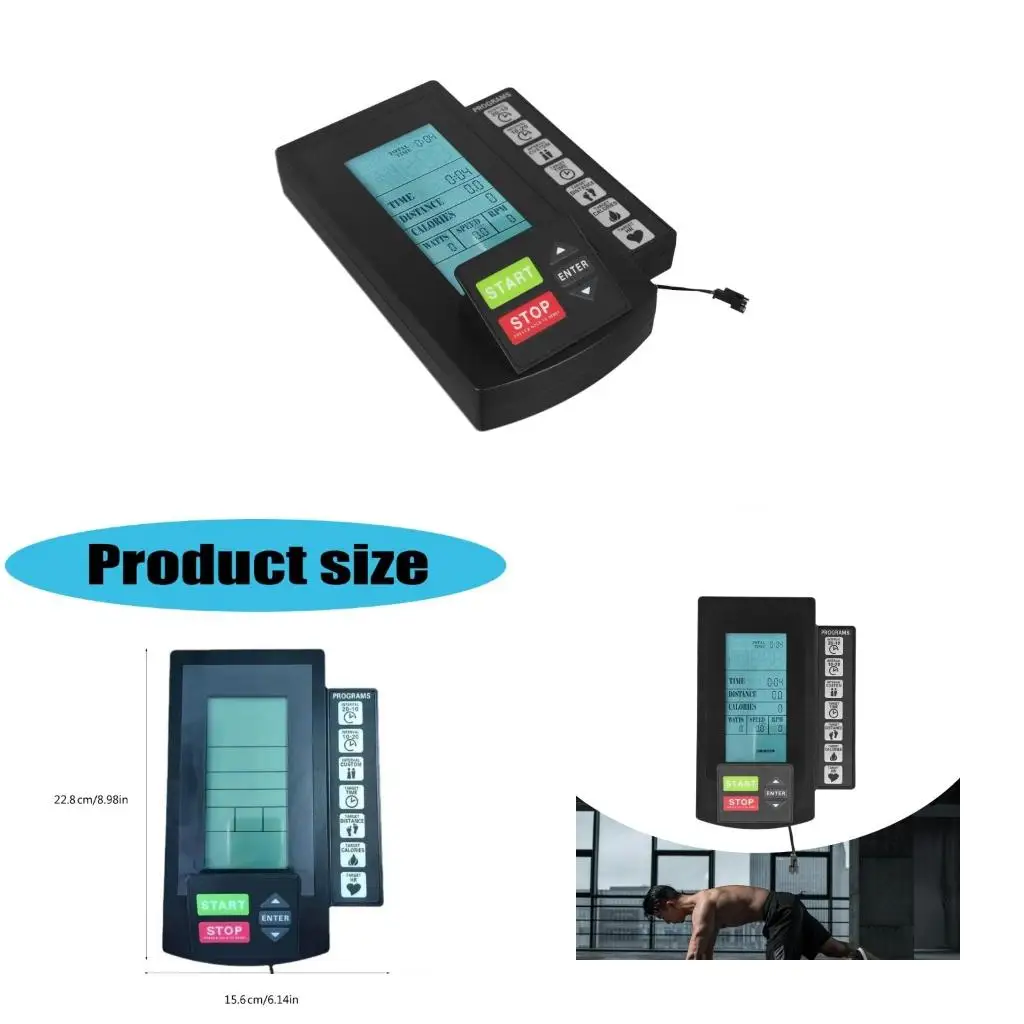 Q39E LCD Monitor Speedometer Exercise Bike Counter Display Indoor Cycling Speedometer
Q39E LCD Monitor Speedometer Exercise Bike Counter Display Indoor Cycling Speedometer