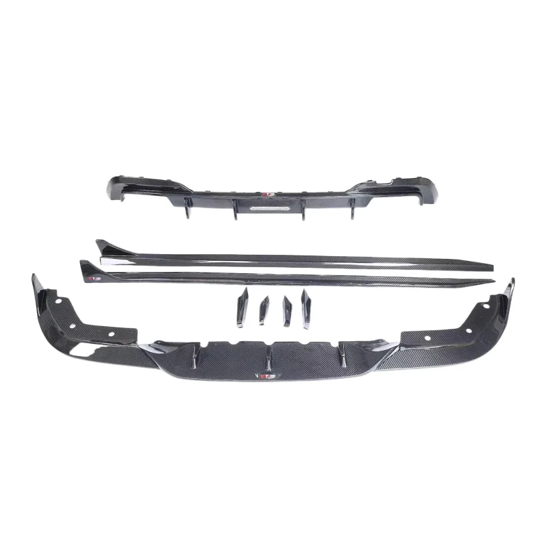 TAKD Style Dry Carbon Fiber Front Bumper Lip Side Skirt Rear Diffuser Rear Spoiler Wing Side Mirror for BMW 3 Series G20 G28
TAKD Style Dry Carbon Fiber Front Bumper Lip Side Skirt Rear Diffuser Rear Spoiler Wing Side Mirror for BMW 3 Series G20 G28
