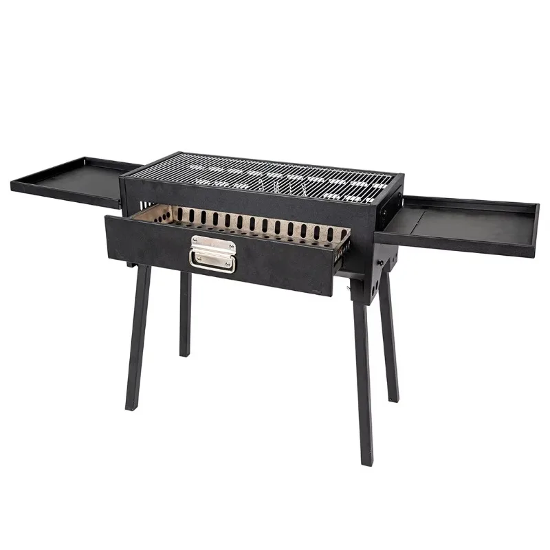 Outdoor Large Stainless Steel Grill Smoker Portable Biofuel Compatible Battery Powered Multifunctional BBQ Grill
Outdoor Large Stainless Steel Grill Smoker Portable Biofuel Compatible Battery Powered Multifunctional BBQ Grill