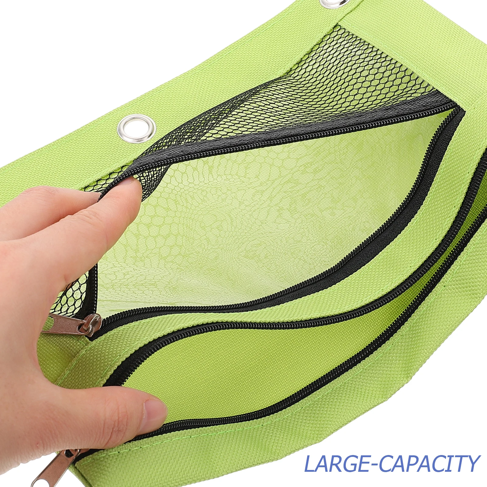 2 Pcs File Bag Pen Zipper Pencil Container Case for Binder Mesh Multifunctional
2 Pcs File Bag Pen Zipper Pencil Container Case for Binder Mesh Multifunctional