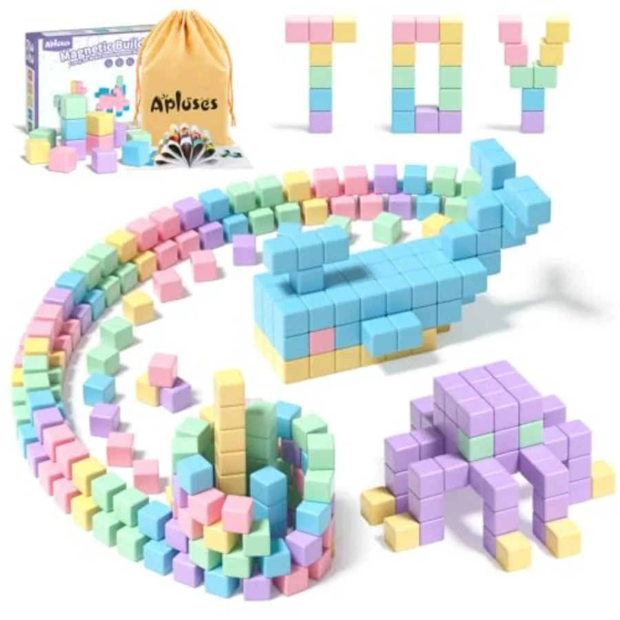 Magnetic Blocks Building Cubes for Toddlers, Classroom Must Haves Creative Learning Gifts, Preschool Montessori Sensory Autism
Magnetic Blocks Building Cubes for Toddlers, Classroom Must Haves Creative Learning Gifts, Preschool Montessori Sensory Autism