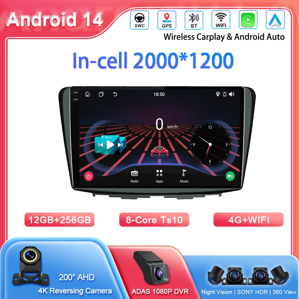 Автомобильный Android Carplay для Suzuki Baleno 2016 2017 2018 2019, авто радио, стерео, мультимедийный видеоплеер, GPS-навигация, 4G 2DIN DVD
Автомобильный Android Carplay для Suzuki Baleno 2016 2017 2018 2019, авто радио, стерео, мультимедийный видеоплеер, GPS-навигация, 4G 2DIN DVD