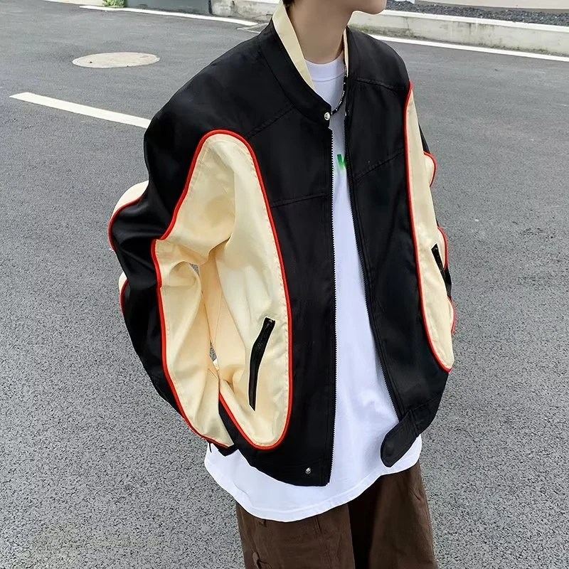 Мужская винтажная куртка-бомбер в американском ретро-стиле с воротником-стойкой, модная, стильная, на молнии, с длинными рукавами, для весны и осени
Мужская винтажная куртка-бомбер в американском ретро-стиле с воротником-стойкой, модная, стильная, на молнии, с длинными рукавами, для весны и осени