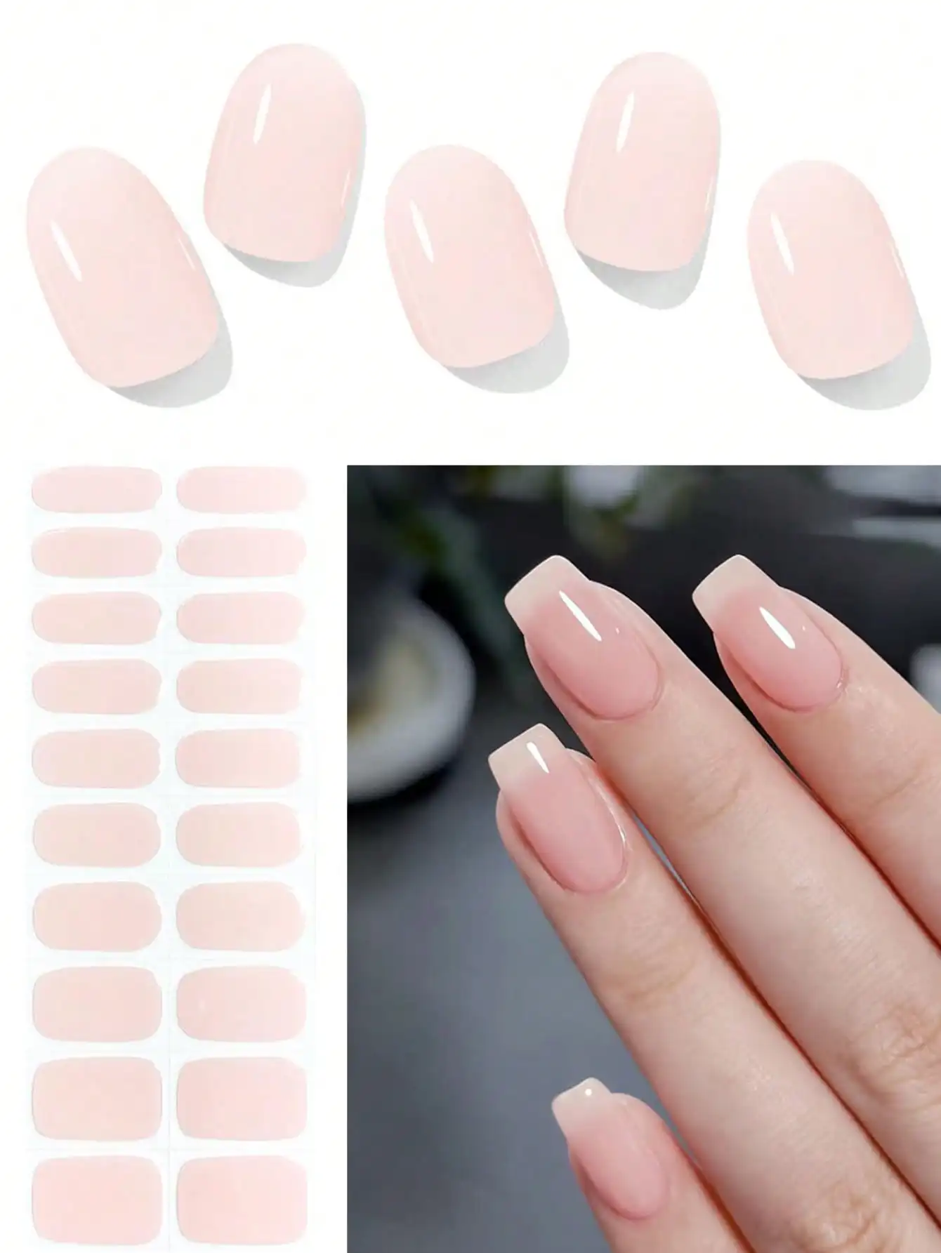 20 Pieces Semi-Cured Cat Eye Gel Nail Stickers Solid Color UV/LED Light Gel Nail Polish Stickers Long-Lasting Full-Coverage Gel Stickers Nail Art Decoration
20 Pieces Semi-Cured Cat Eye Gel Nail Stickers Solid Color UV/LED Light Gel Nail Polish Stickers Long-Lasting Full-Coverage Gel Stickers Nail Art Decoration