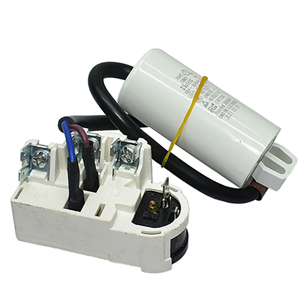 Refrigerator Starter/ 400-450V 2.5/ 3/ 4/ 5UF Capacitor for Haier/ Frestec Compressor Replace Overload Overheat Protector Relay
Refrigerator Starter/ 400-450V 2.5/ 3/ 4/ 5UF Capacitor for Haier/ Frestec Compressor Replace Overload Overheat Protector Relay