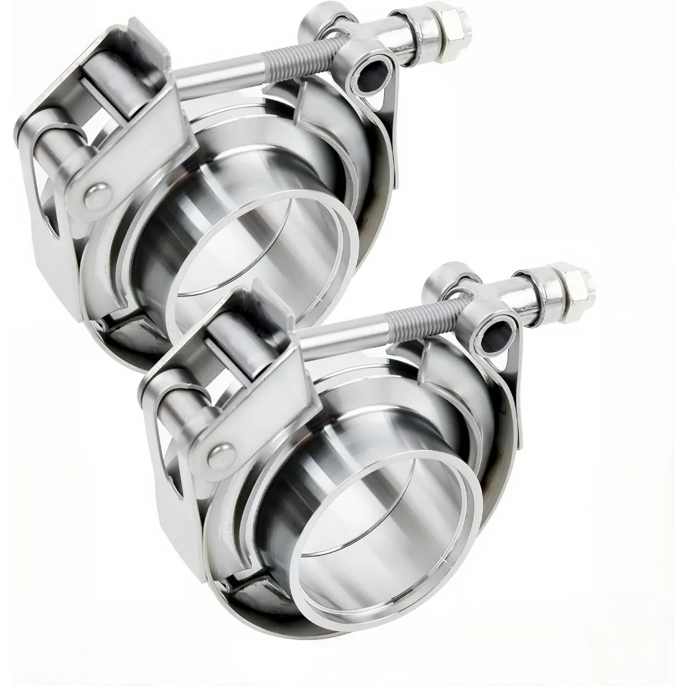 Quick Release Stainless V Band Clamp 2 Inch with Flanges for Exhaust Turbo Downpipe Muffler 2 Pack
Quick Release Stainless V Band Clamp 2 Inch with Flanges for Exhaust Turbo Downpipe Muffler 2 Pack