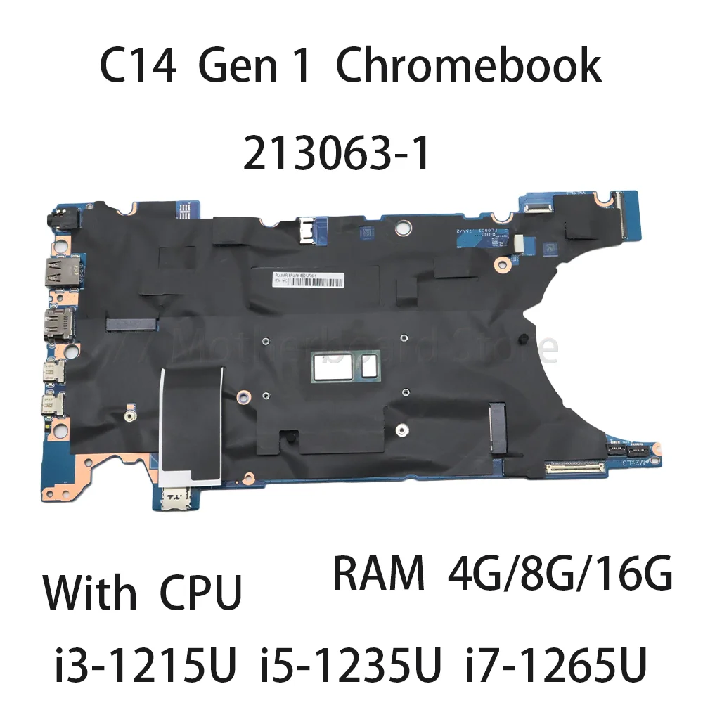 Материнская плата для ноутбука Lenovo Thinkpad C14 Gen 1, Chromebook с процессором i3-1215U i5-1245U i7-1265U RAM 4G/8G/16G 5B21J38992
Материнская плата для ноутбука Lenovo Thinkpad C14 Gen 1, Chromebook с процессором i3-1215U i5-1245U i7-1265U RAM 4G/8G/16G 5B21J38992