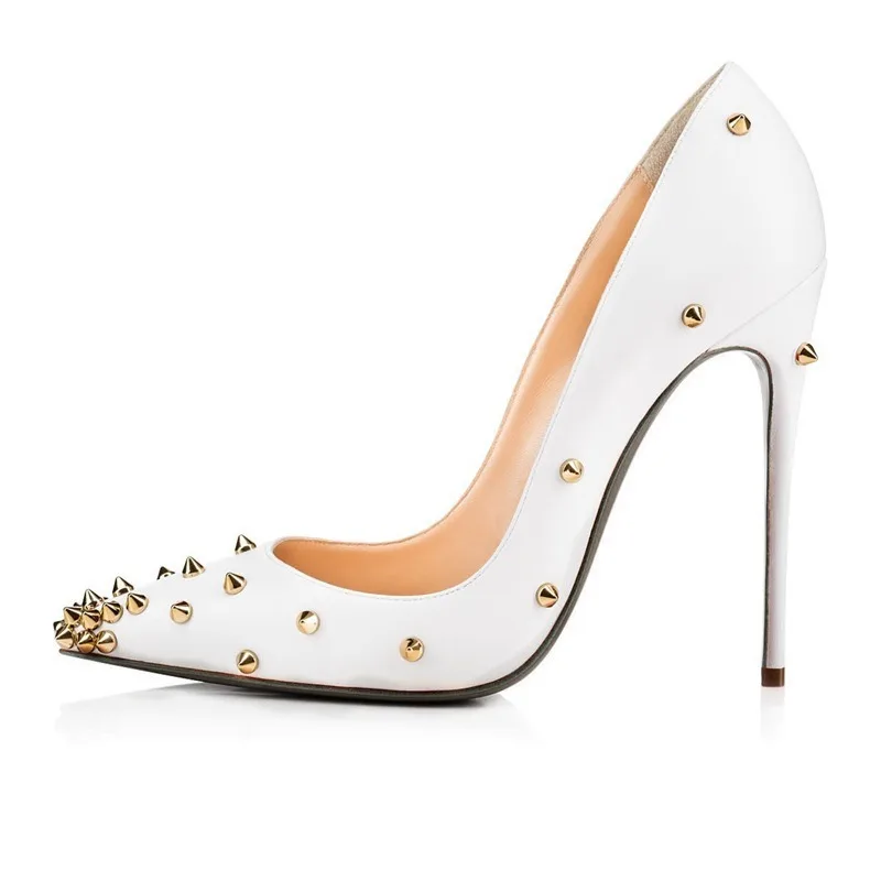 Rivet Solid Color High Heels Shose 2024 New Women's Spring Summer Sexy Pointed Fashion Show High Heel Single Shoes Size 34-45
Rivet Solid Color High Heels Shose 2024 New Women's Spring Summer Sexy Pointed Fashion Show High Heel Single Shoes Size 34-45