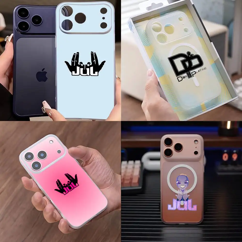 Franch Rapper Jul Phone Case For iPhone 17,16,15,14,13,12,11 Pro,Max,Plus,Mini,Air,E Magnetic Magsafe Frosted Transparent 
Franch Rapper Jul Phone Case For iPhone 17,16,15,14,13,12,11 Pro,Max,Plus,Mini,Air,E Magnetic Magsafe Frosted Transparent
