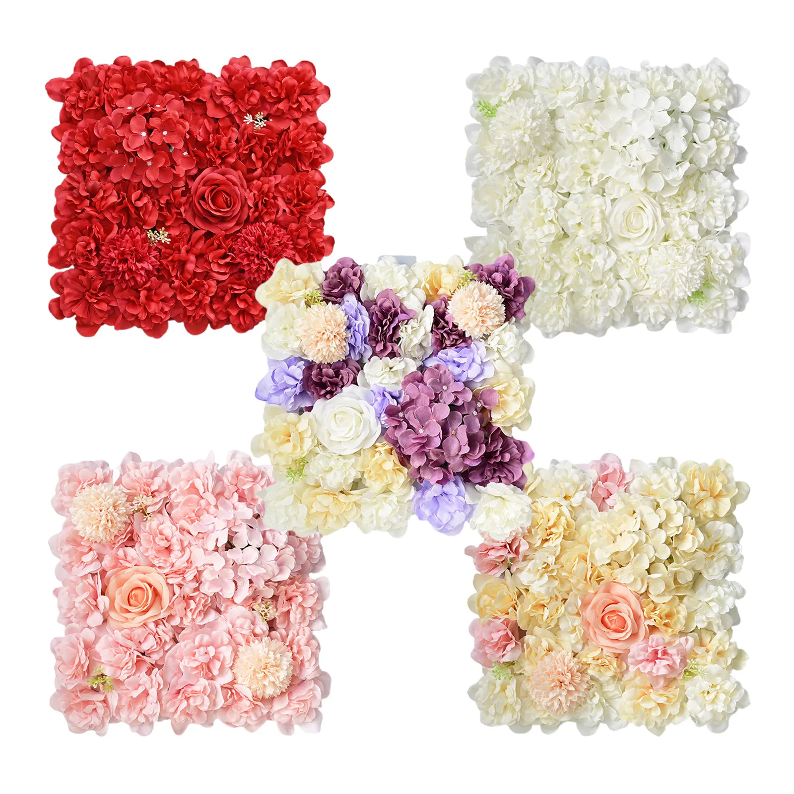 6 PCS Flower Wall Panels 3D Silk Rose Flower Wall Decor Artificial Flower Wall Suitable For Wedding Home Decor Store Party Photo
6 PCS Flower Wall Panels 3D Silk Rose Flower Wall Decor Artificial Flower Wall Suitable For Wedding Home Decor Store Party Photo