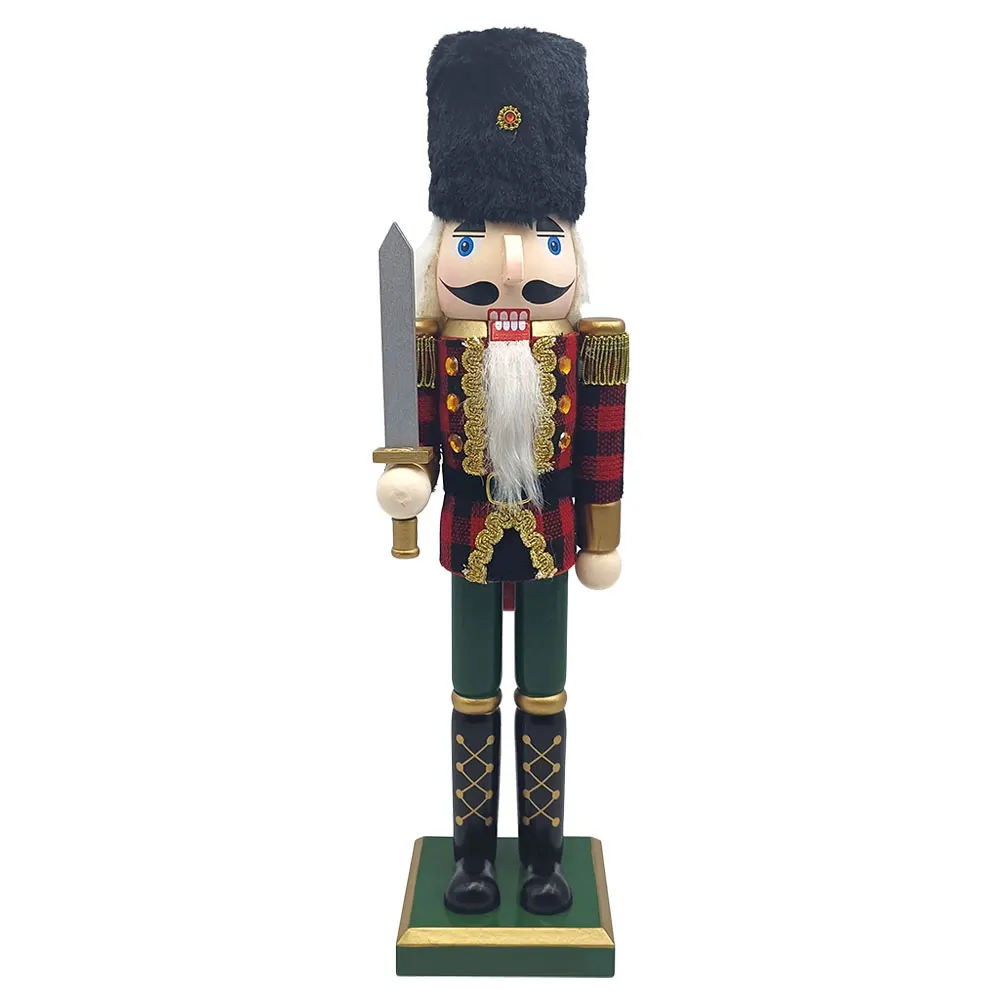 Christmas Nutcracker Soldier Ornament Hand-Painted Wooden Decor for Holiday Home Mantel Table Display Style Plaid
Christmas Nutcracker Soldier Ornament Hand-Painted Wooden Decor for Holiday Home Mantel Table Display Style Plaid