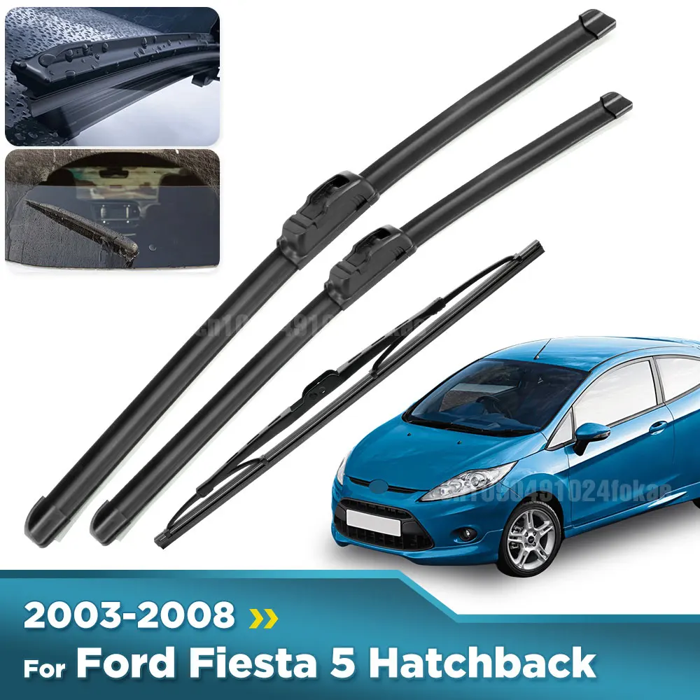 For Ford Fiesta 5 Hatchback 2003-2008 2004 2005 Wiper Front & Rear Wiper Blades Windshield Windscreen Window Brushes 22"+16"+11"
For Ford Fiesta 5 Hatchback 2003-2008 2004 2005 Wiper Front & Rear Wiper Blades Windshield Windscreen Window Brushes 22"+16"+11"